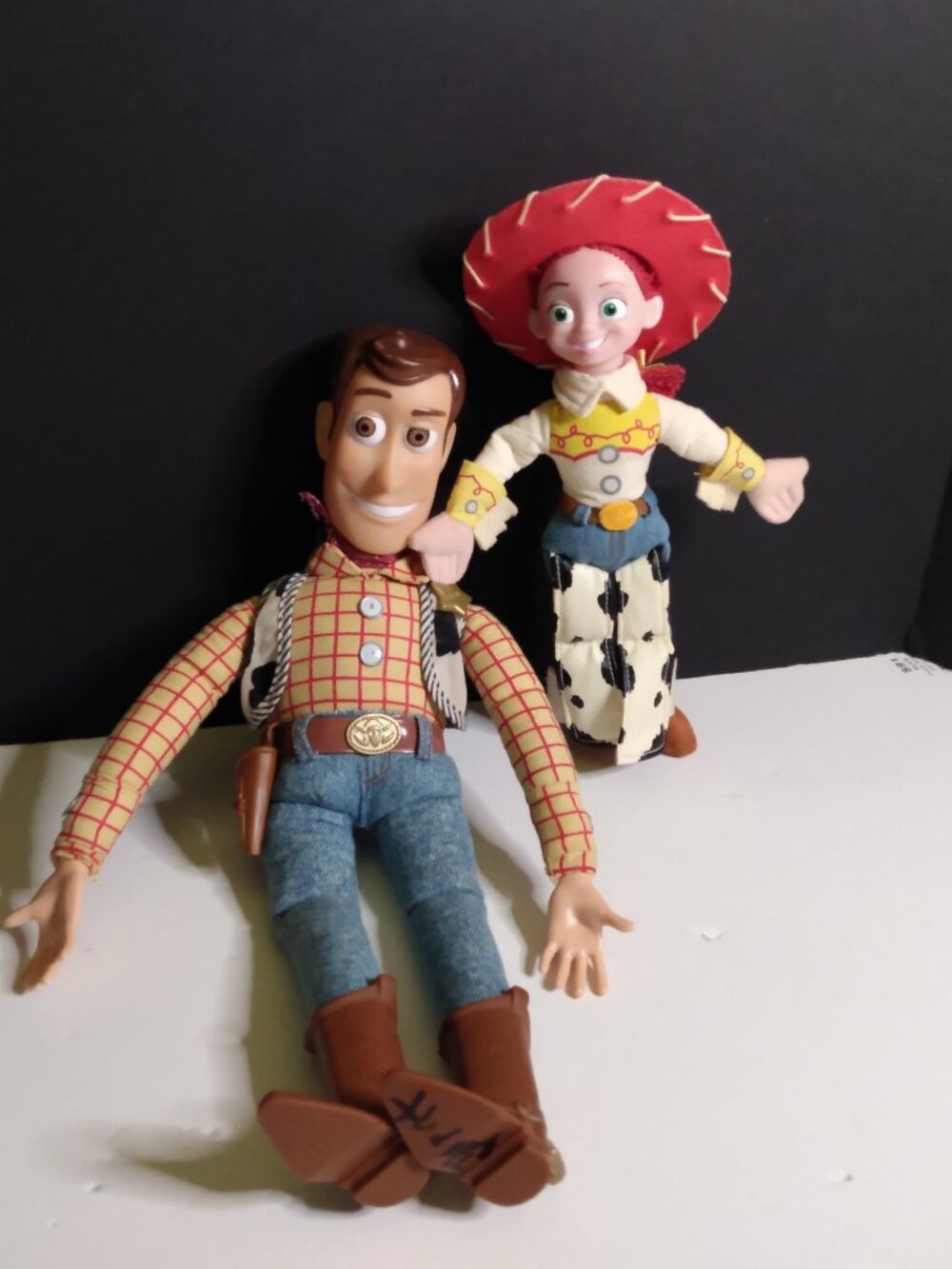 Toy Story Jessie Plush & Original 1995 Thinkway Talking Woody Without Hat